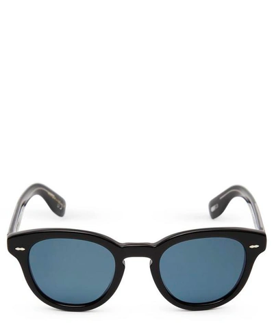 Shop Oliver Peoples Cary Grant Sunglasses In Black