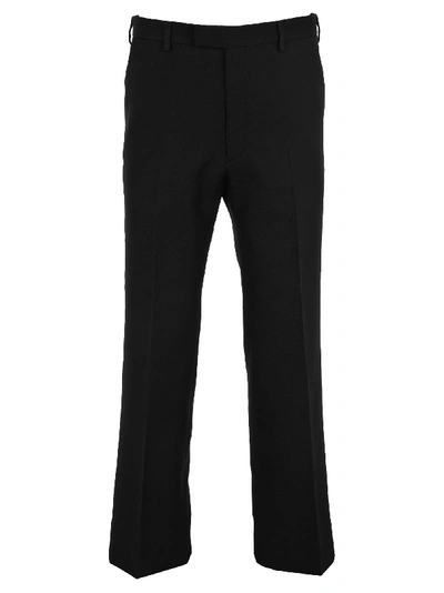 Shop Prada Straight Tailored Trousers In Black