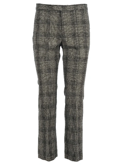 Shop Isabel Marant Derys Pants In Black Check