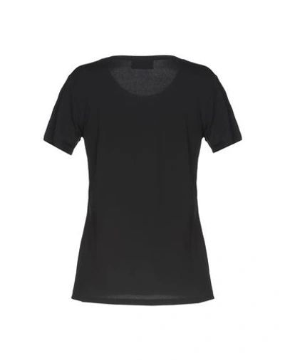 Shop Anthony Vaccarello T-shirts In Black