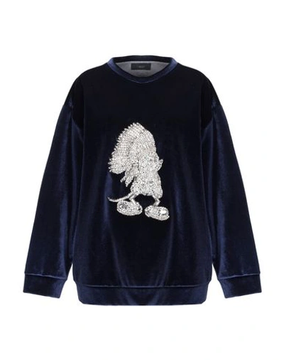 Shop L'edition Sweatshirts In Dark Blue