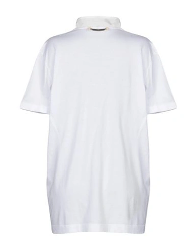 Shop Dolce & Gabbana Woman T-shirt White Size 6 Cotton, Silk