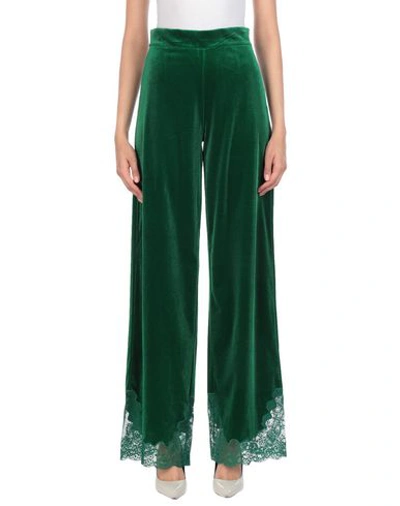 Shop L'edition Casual Pants In Green