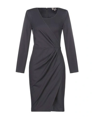Shop Armani Collezioni Knee-length Dress In Dark Blue
