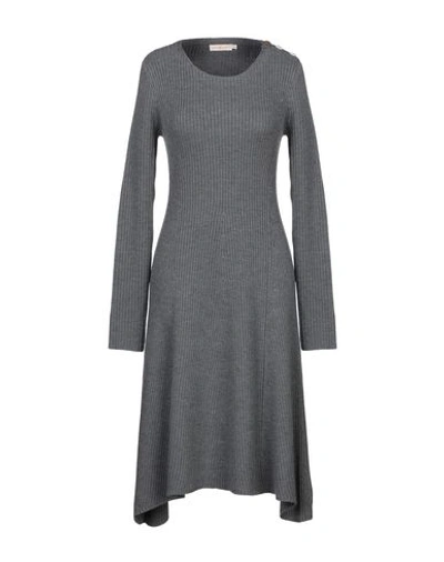 Shop Tory Burch Knee-length Dress In Grey