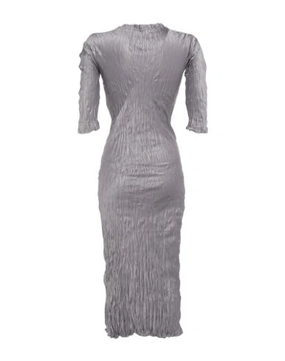 Shop Stephan Janson Midi Dress In Grey
