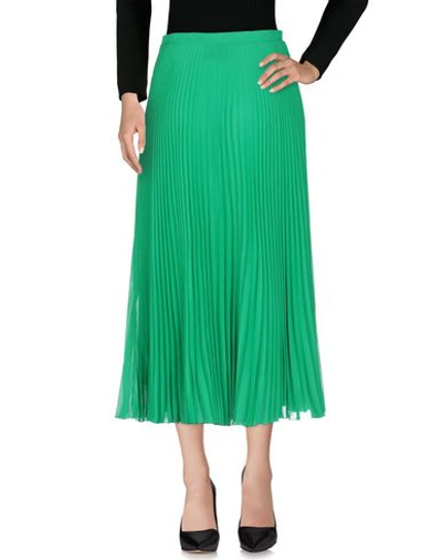 Shop Marco De Vincenzo Midi Skirts In Green