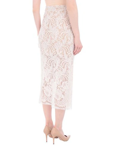 Shop Stella Mccartney Midi Skirts In White