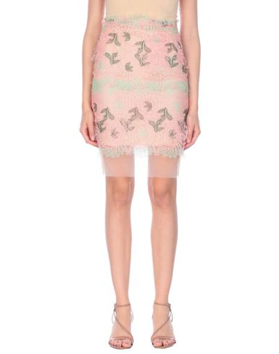 Shop Ermanno Scervino Knee Length Skirt In Pink