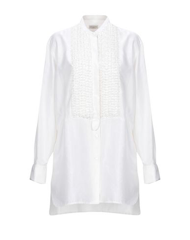 Dries Van Noten Silk Shirts & Blouses In White | ModeSens