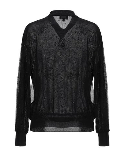 Shop Giorgio Armani Sweaters In Black