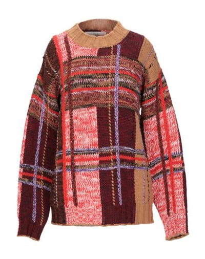 Shop Tela Sweater In Maroon