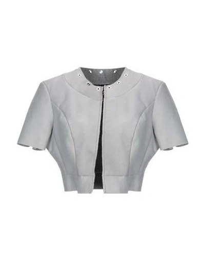 Shop Delan Sartorial Jacket In Light Grey