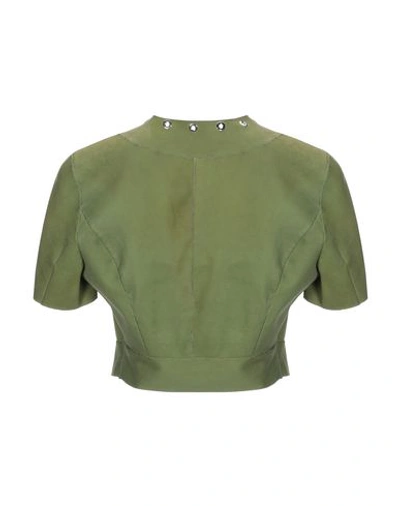 Shop Delan Sartorial Jacket In Military Green