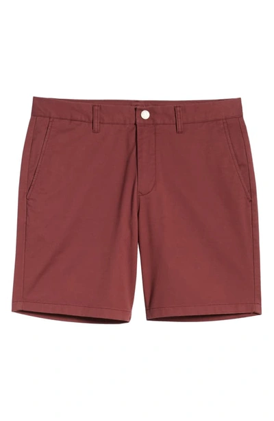 Shop Bonobos Stretch Washed Chino 7-inch Shorts In Hibiscus Tea