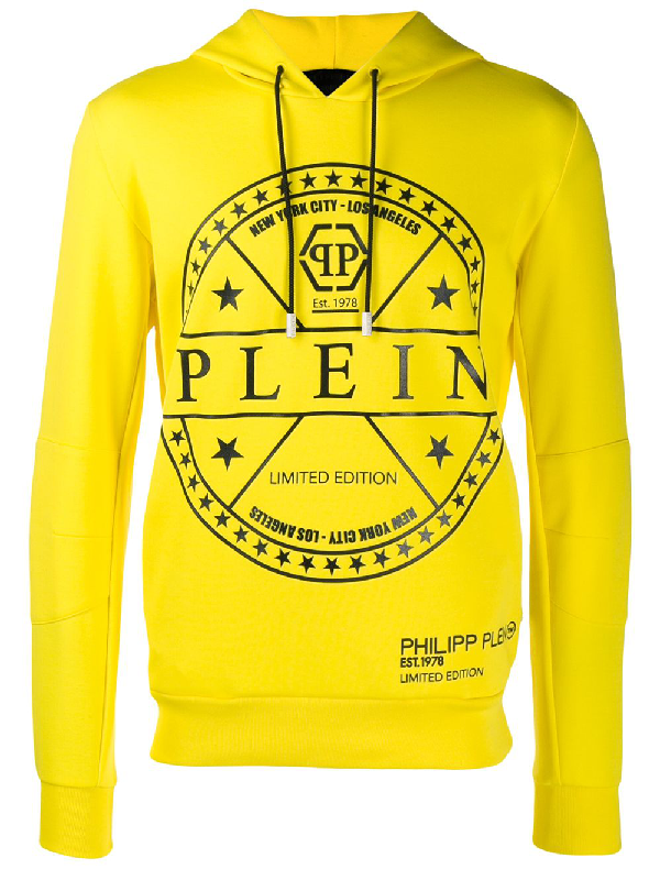 philipp plein yellow hoodie