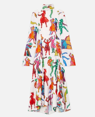 Shop Stella Mccartney Rosebery Dress In Multicolor