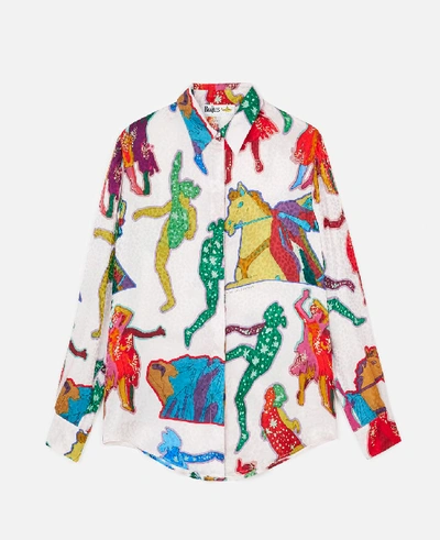 Shop Stella Mccartney Multicoloured Print Shirt In Multicolored