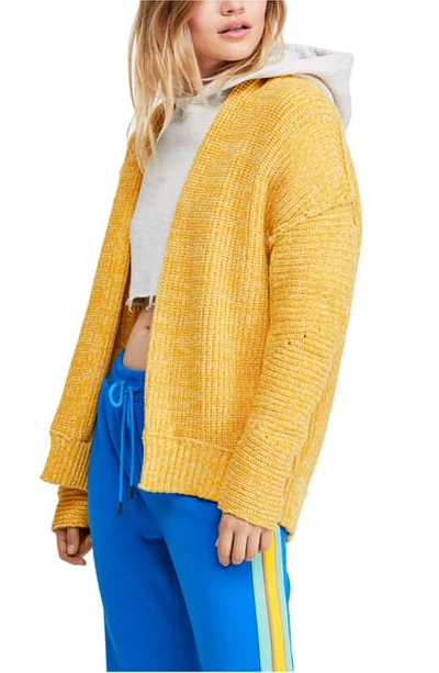 Shop Free People High Hopes Cardigan In Mustard