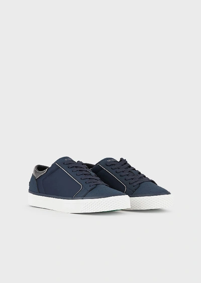 Shop Emporio Armani Sneakers - Item 11746209 In Midnight Blue
