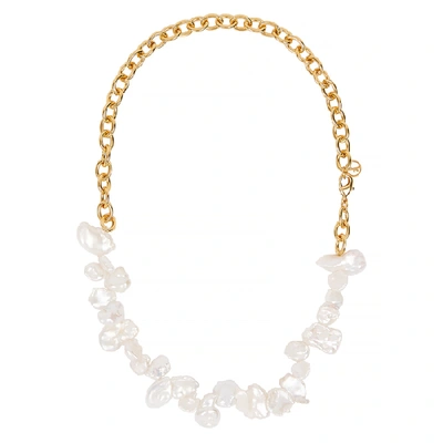 Shop Anissa Kermiche Two Faced Shelley Gold-plated Necklace