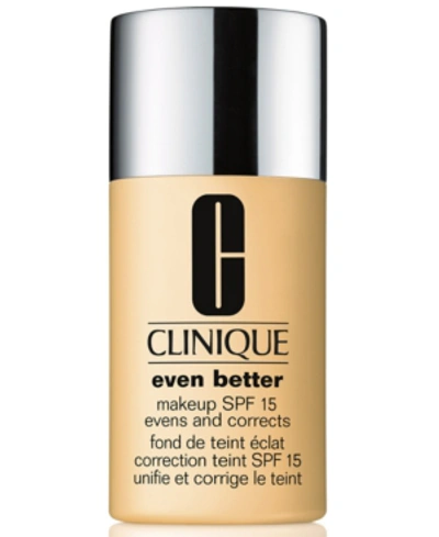 Shop Clinique Even Better Makeup Broad Spectrum Spf 15 Foundation, 1-oz. In Wn 48 Oat