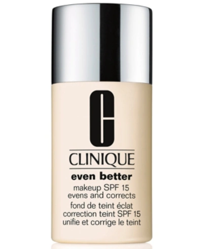 Shop Clinique Even Better Makeup Broad Spectrum Spf 15 Foundation, 1-oz. In Cn 0.5 Shell
