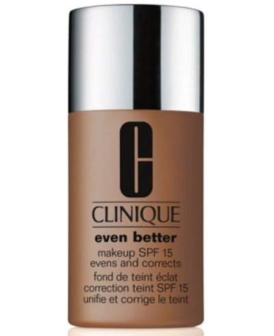 Shop Clinique Even Better Makeup Broad Spectrum Spf 15 Foundation, 1-oz. In Wn 125 Mahogany