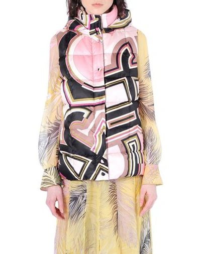 Shop Emilio Pucci Full-length Jacket In Pink