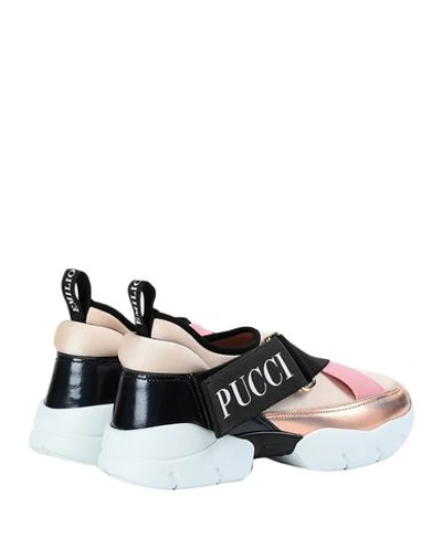 Shop Emilio Pucci Sneakers In Sand