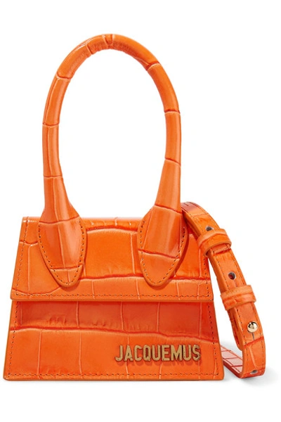 Orange Croc Mini Bag – Style In The City Shop