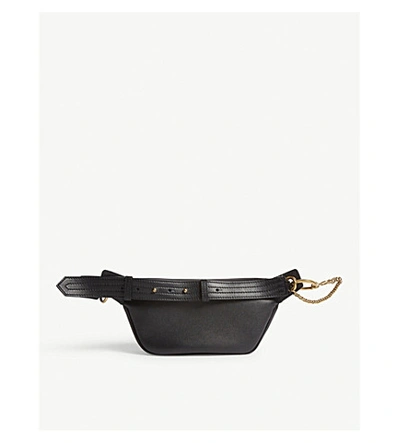 Shop Givenchy Whip Mini Leather Belt Bag In Black