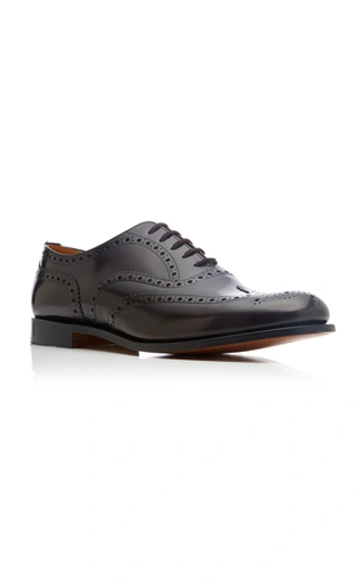 Shop Church's Burwood Leather Brogues In Brown