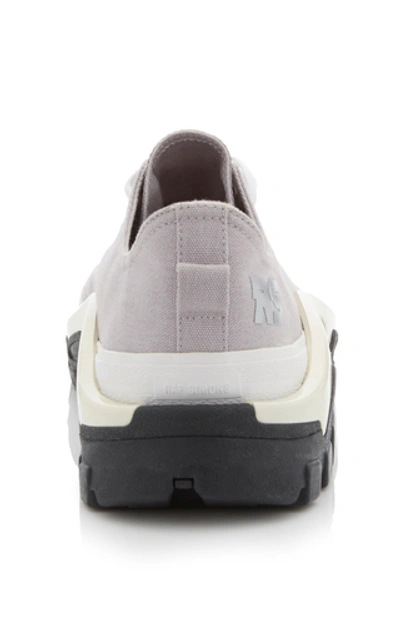 Shop Adidas Originals Rs Detroit Low-top Canvas Sneakers In Grey