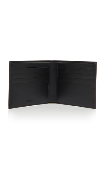 Shop Givenchy Leo Coated-canvas Billfold Wallet In Black