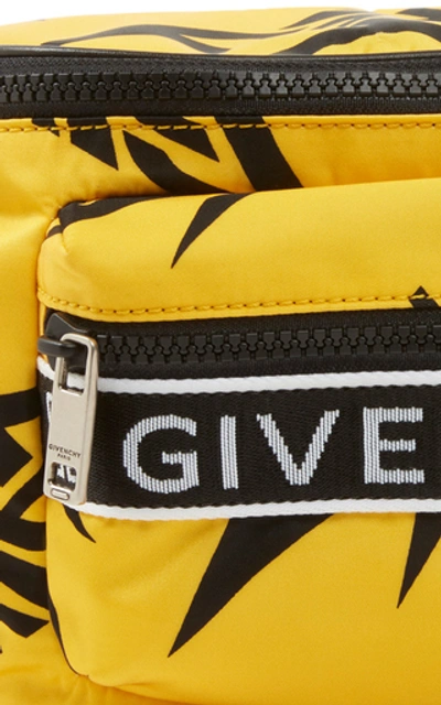 Shop Givenchy Light 3 Printed Shell Belt Bag In Yellow