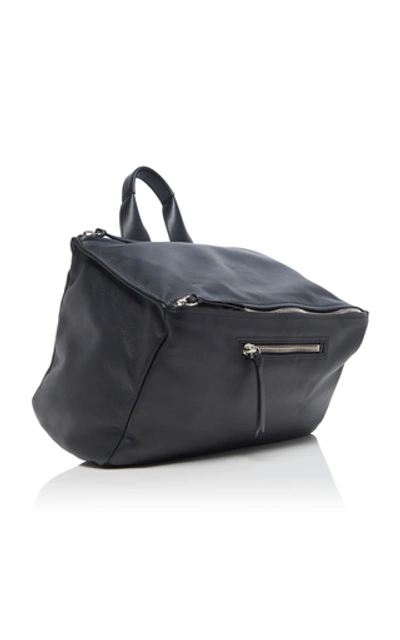 Shop Givenchy Pandora Leather Bag In Black