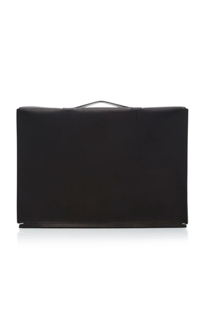 Shop Troubadour Leather Portfolio Case In Black
