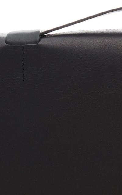 Shop Troubadour Leather Portfolio Case In Black