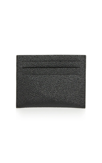 Shop Givenchy Leo Printed Coated-canvas Cardholder In Black