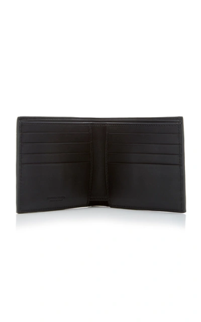 Shop Bottega Veneta Intrecciato Leather Billfold Wallet  In Black