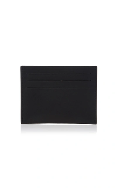 Shop Givenchy Leather Logo Card Case In Black
