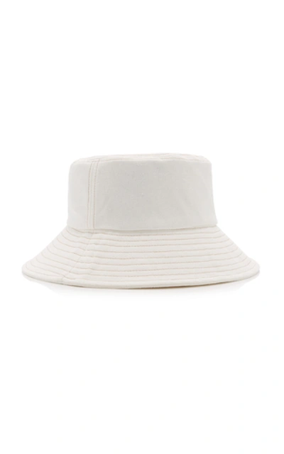 Shop Avenue Belfour Cotton-twill Bucket Hat In White