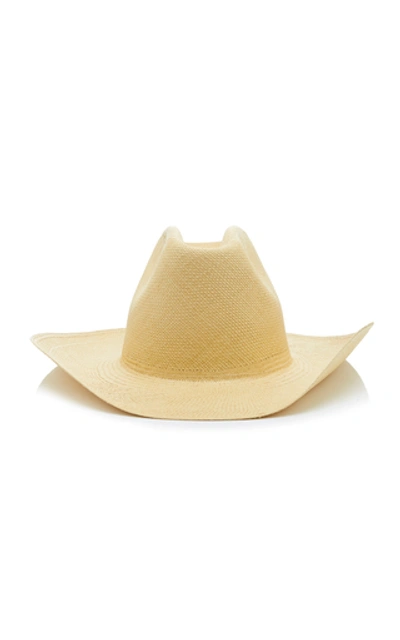 Shop Clyde Straw Cowboy Hat In Ivory