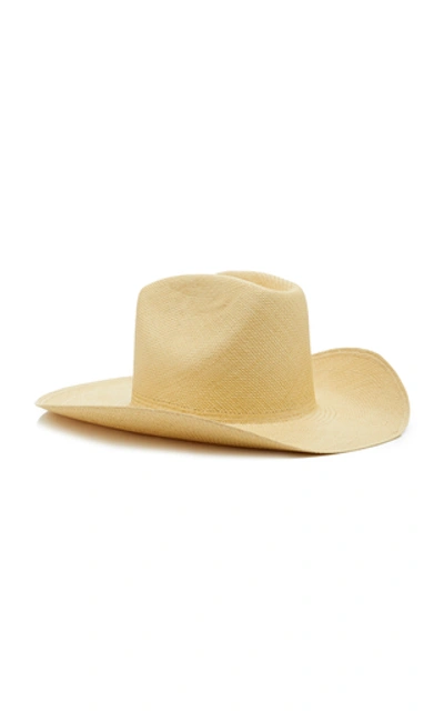 Shop Clyde Straw Cowboy Hat In Ivory