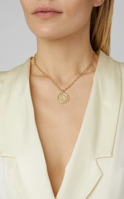 Shop Marlo Laz In The Air 14k Gold Diamond Necklace