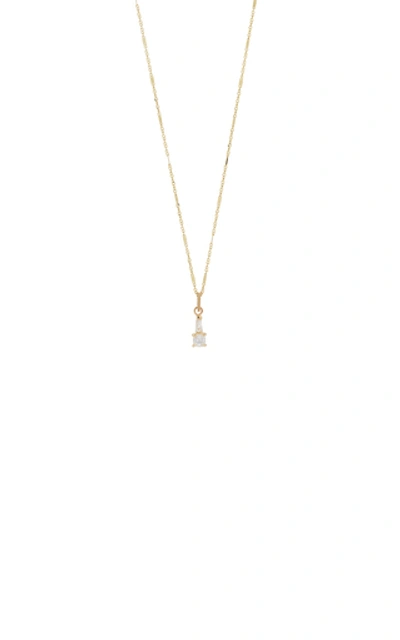 Shop Ashley Zhang Petite Margaret 14k Gold Diamond Necklace