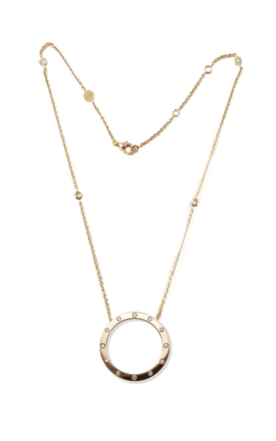 Shop Anna Maccieri Rossi Ora Pendant In Gold