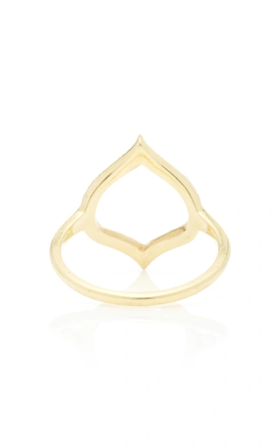 Shop Ark Open Nectar 18k Gold Diamond Ring In White