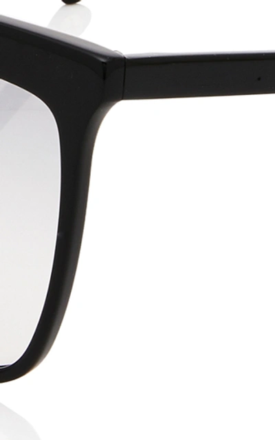 Shop Peter And May Vic Aviator-style Acetate Sunglasses In Black